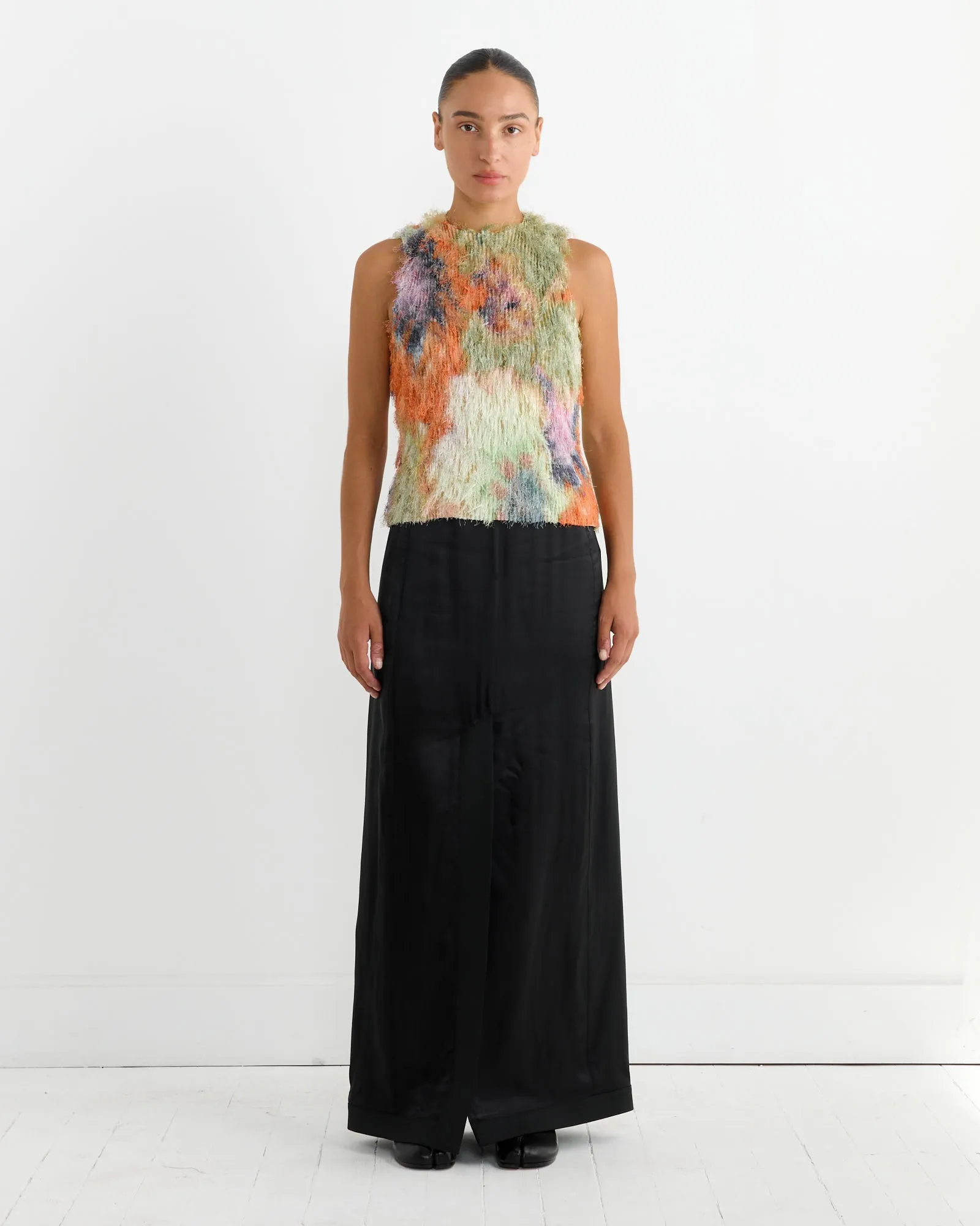Thelma Pleated Furry Top in Gundula sold by Mohawk General Store product image thumbnail 2
