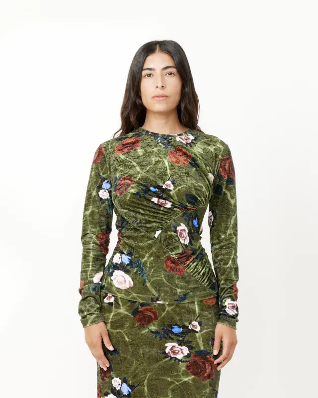 Rose Print Turtleneck sold by Mohawk General Store