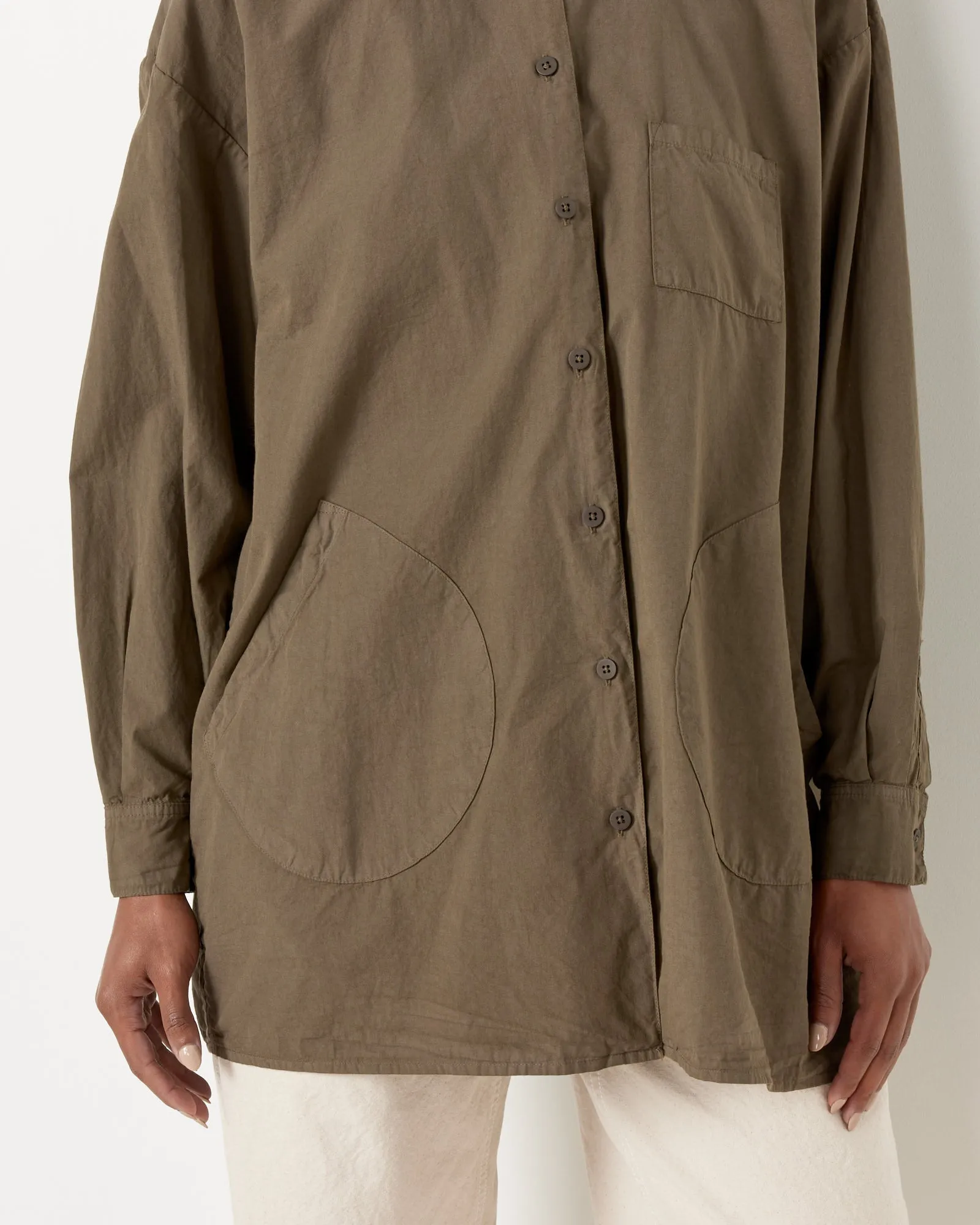 The Okuda Shirt in Mushroom sold by Mohawk General Store product image thumbnail 4