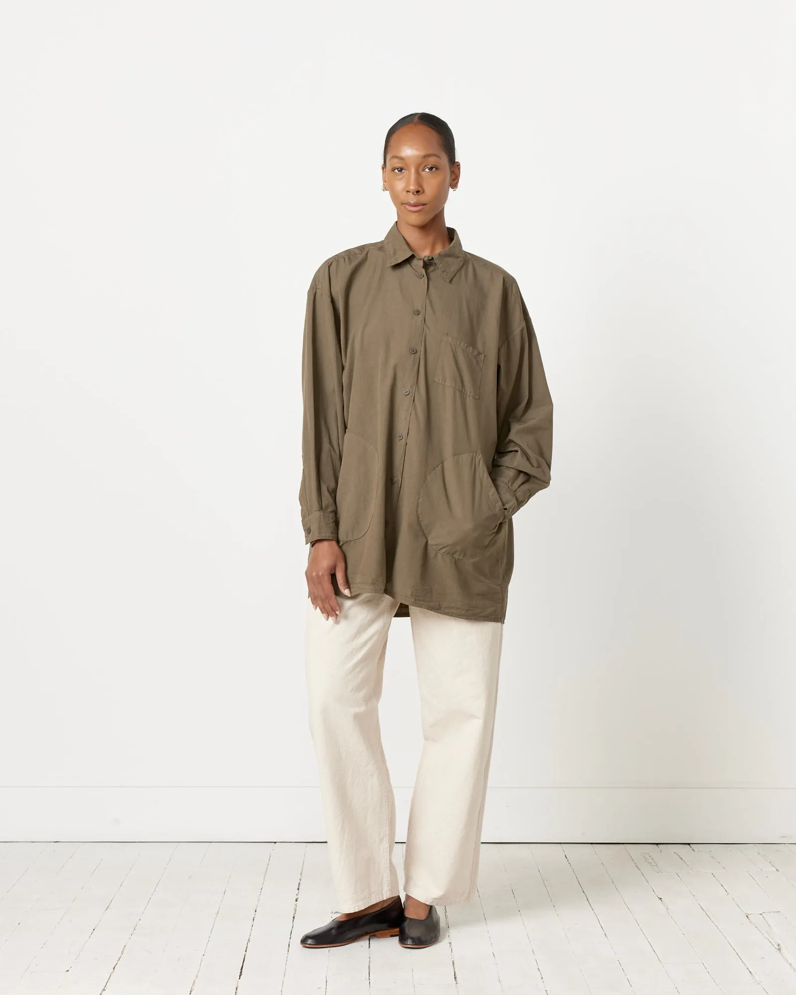 The Okuda Shirt in Mushroom sold by Mohawk General Store product image thumbnail 2