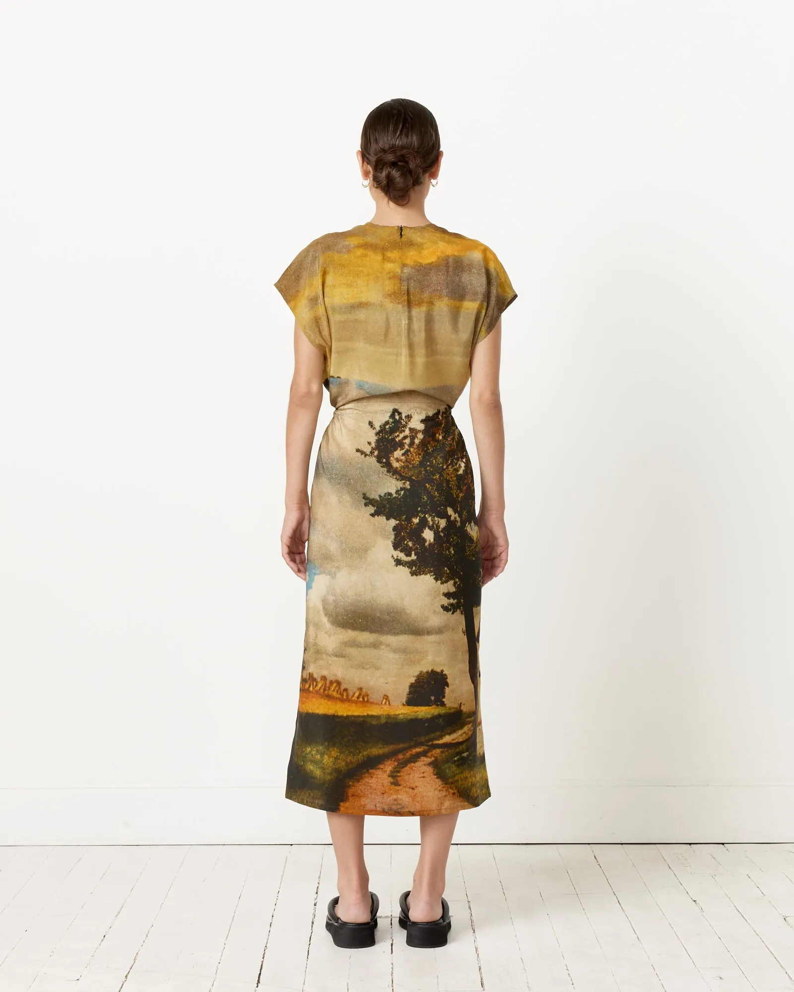 Simple Dress in Digital Printed Gots sold by Mohawk General Store product image thumbnail 2