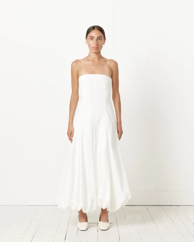 Globo Dress in White made by Paloma Wool