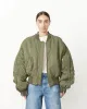 Zipped Bomber Jacket in Hunter Green sold by Mohawk General Store