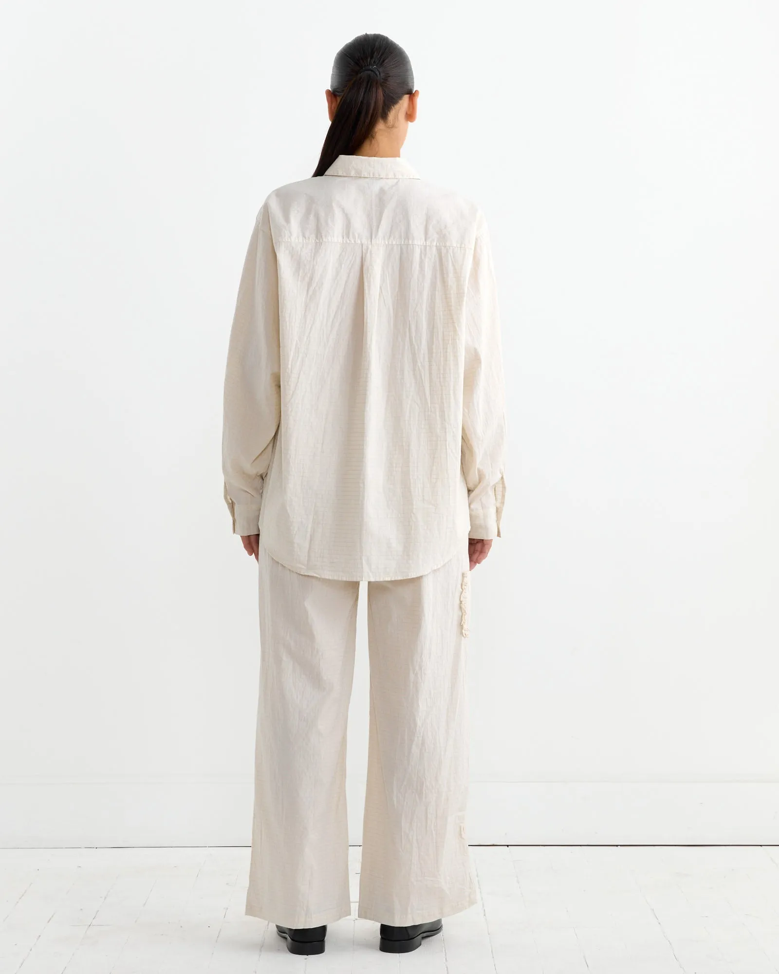 PJ Set in Bone Check sold by Mohawk General Store product image thumbnail 3