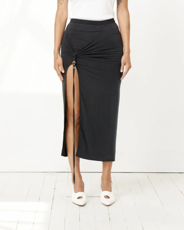 La Jupe Pareo Croissant Skirt made by Jacquemus