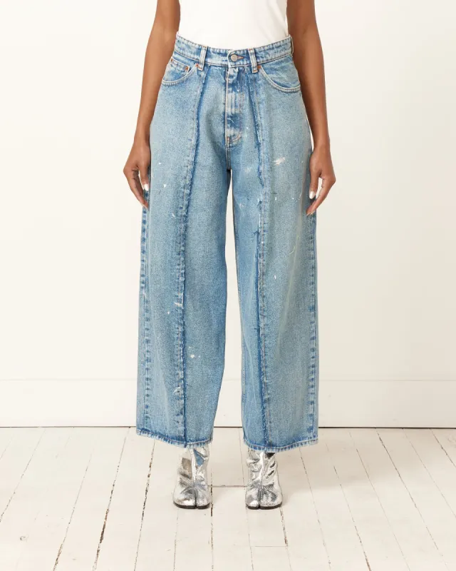 5 Pockets Pant in Blue sold by Mohawk General Store