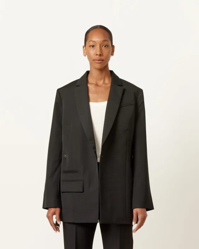 La Veste Tibau Blazer in Black sold by Mohawk General Store