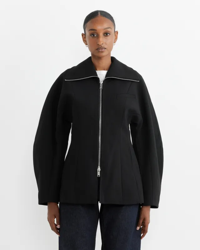 Curve Sleeve Jacket in Black sold by Mohawk General Store