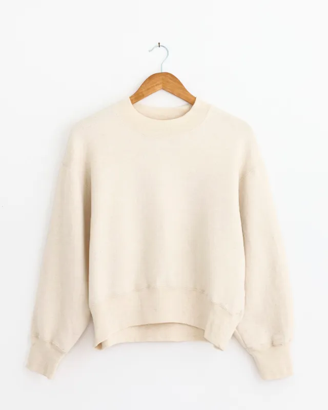 Half Mock Sweatshirt in Undyed sold by Mohawk General Store