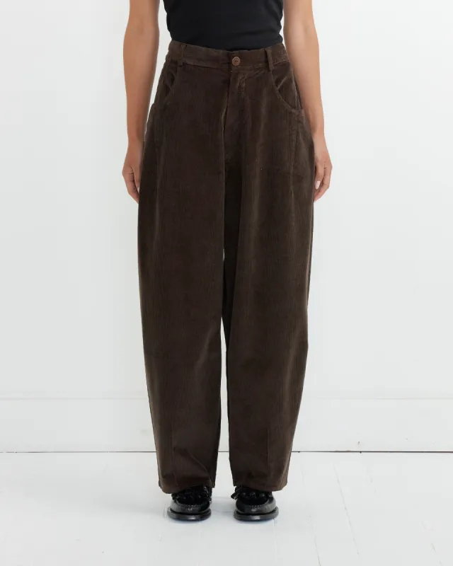 Corduroy Baggy Pant in Brown sold by Mohawk General Store