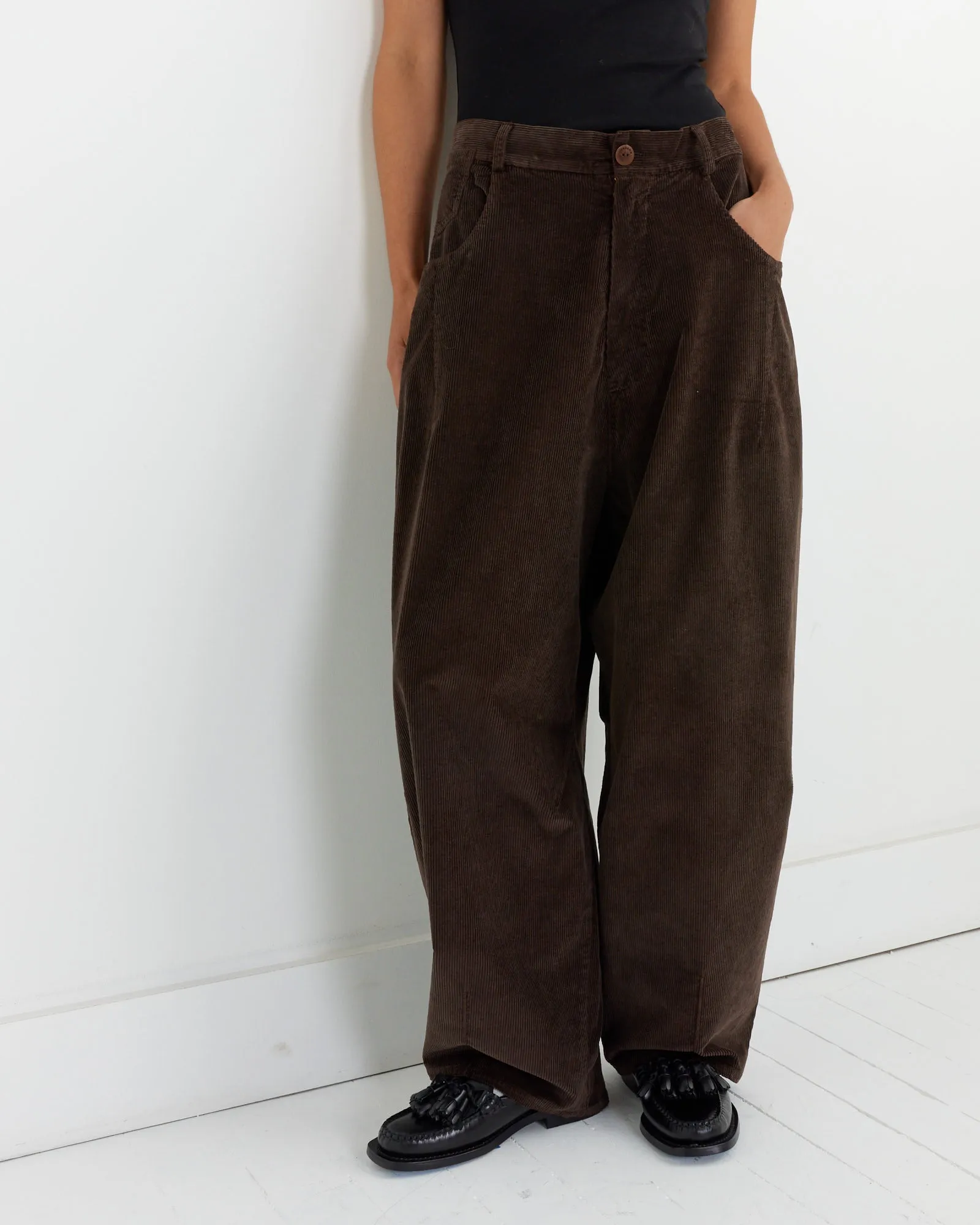 Corduroy Baggy Pant in Brown sold by Mohawk General Store product image thumbnail 3