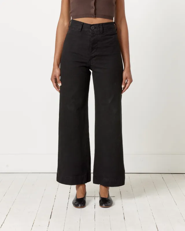 The Sailor Pant in Black sold by Mohawk General Store