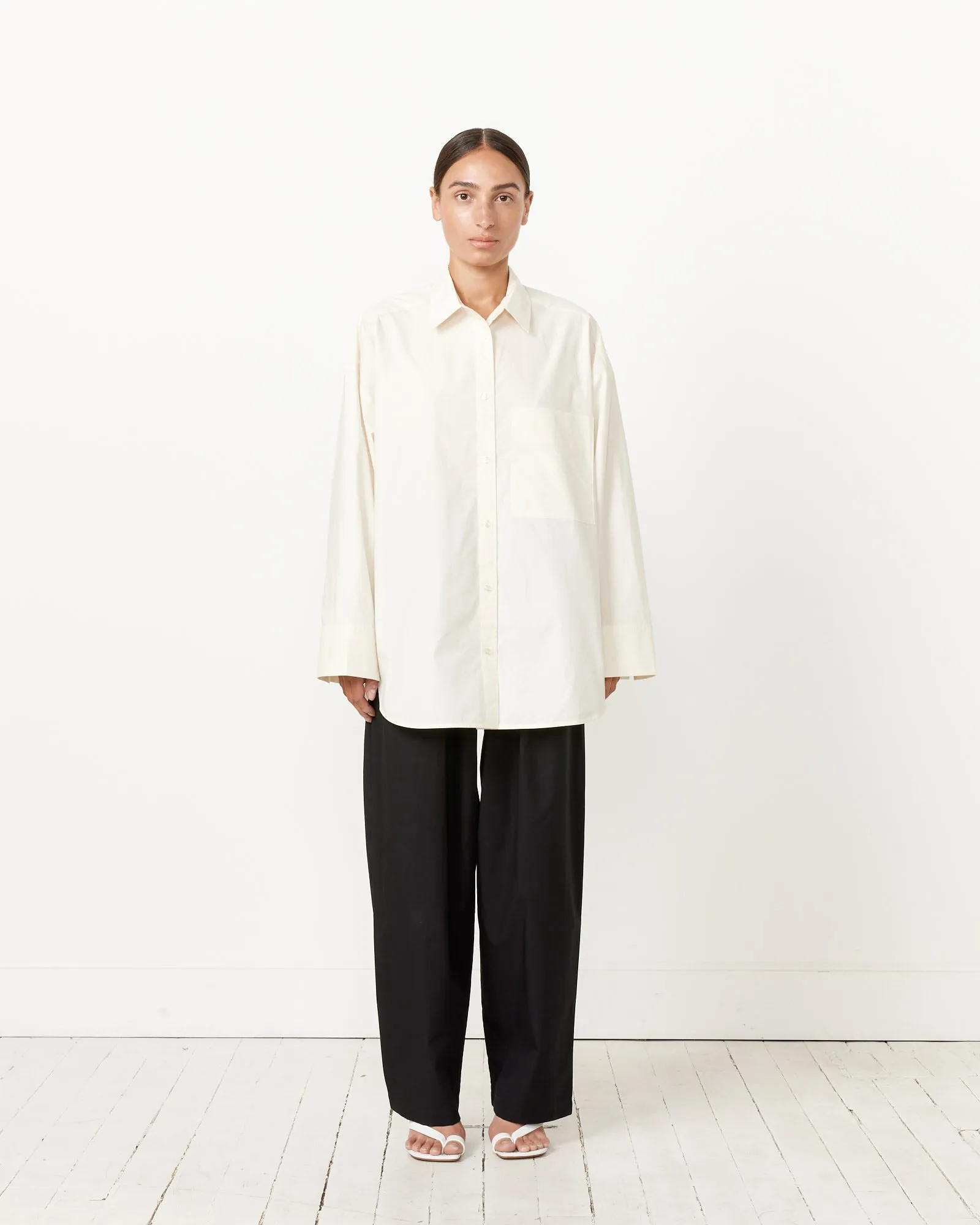 Straight Draped Pants in Black sold by Mohawk General Store product image thumbnail 2