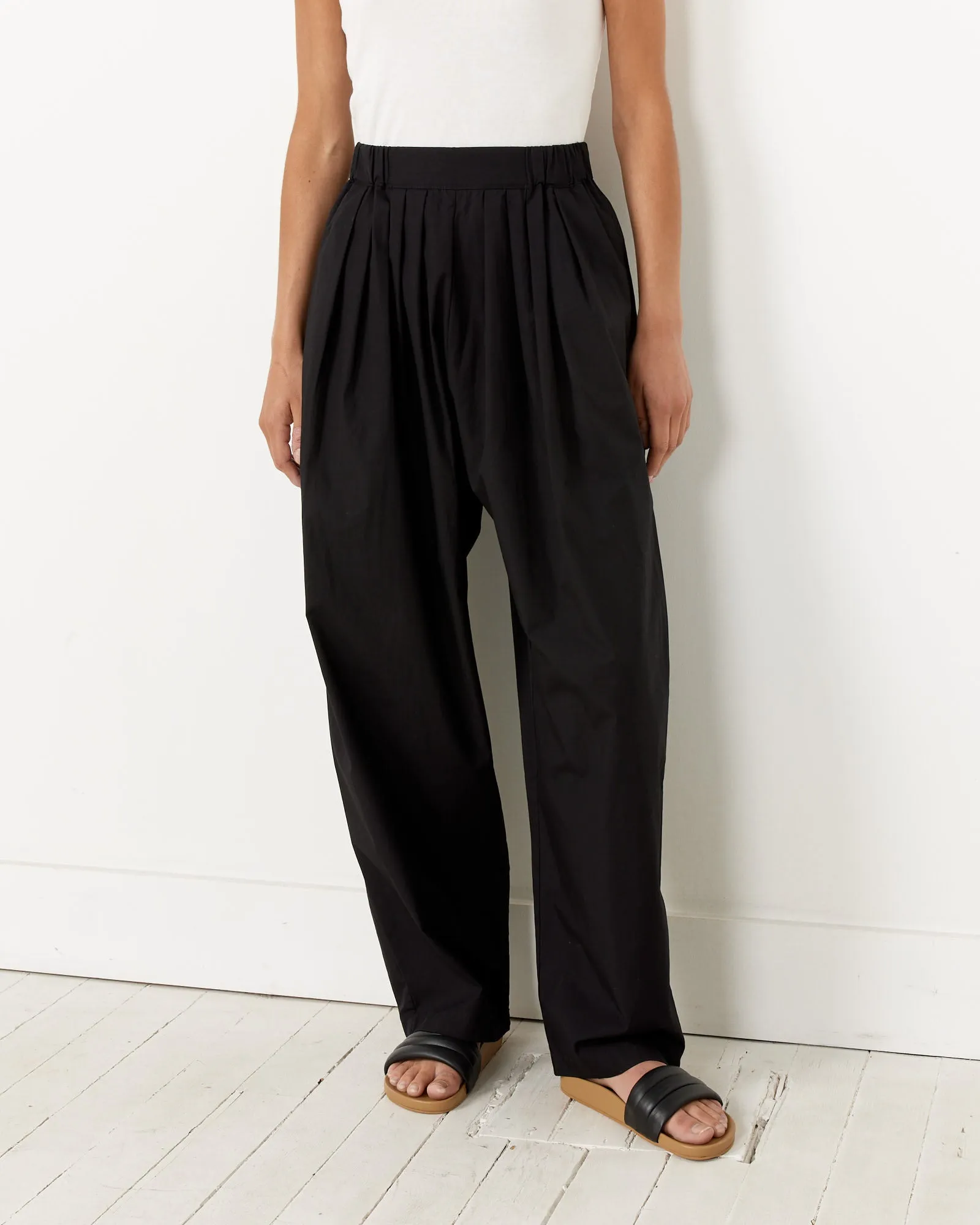 Straight Draped Pants in Black sold by Mohawk General Store product image thumbnail 3