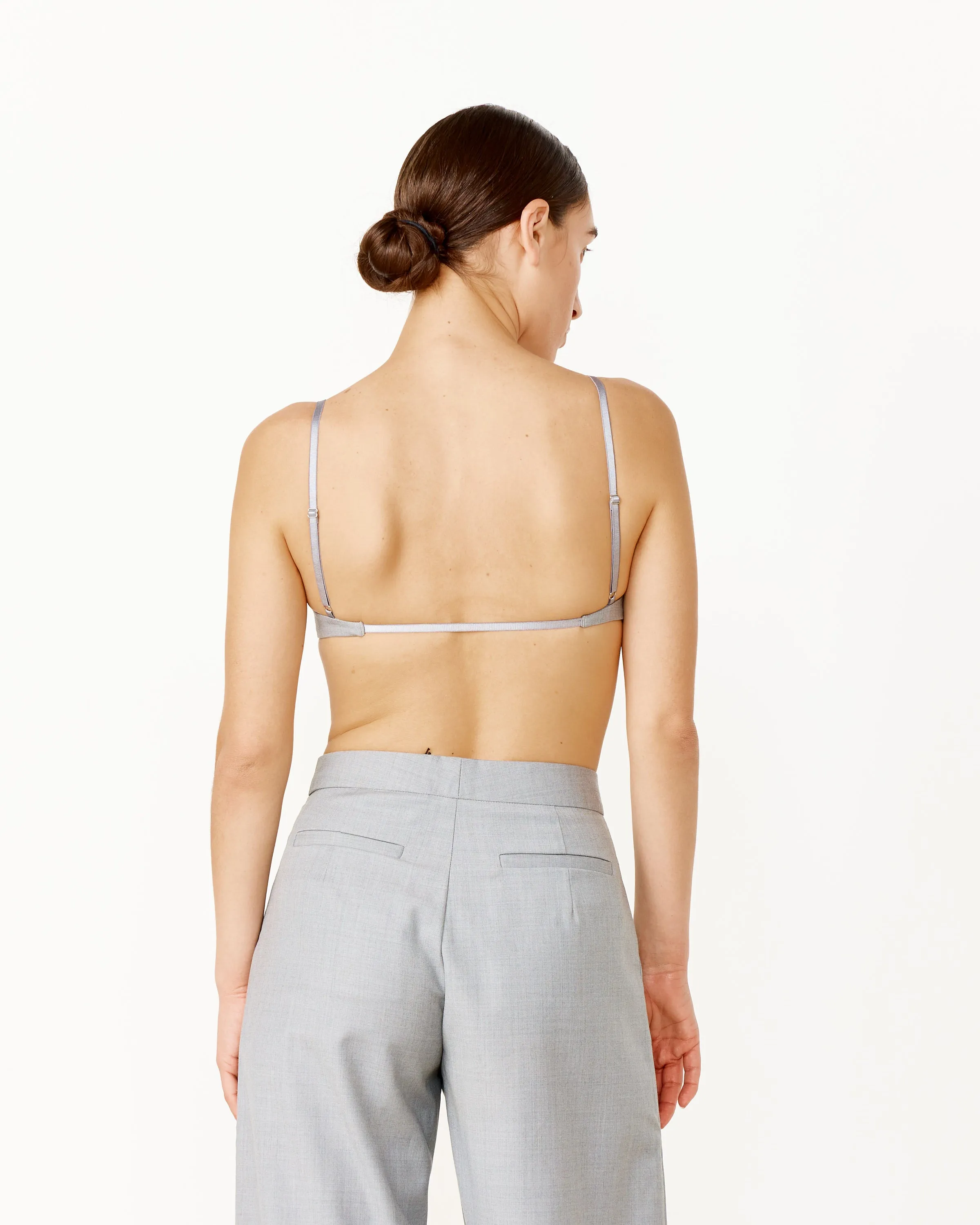 Tailored Bralette in Grey sold by Mohawk General Store product image thumbnail 3
