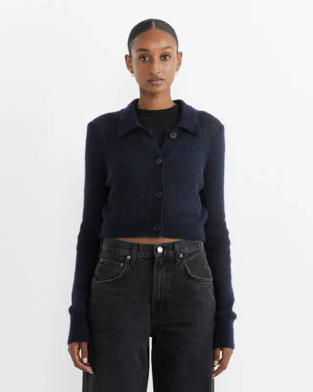 Jacqueline Cardigan in Navy made by Cecilie Bahnsen