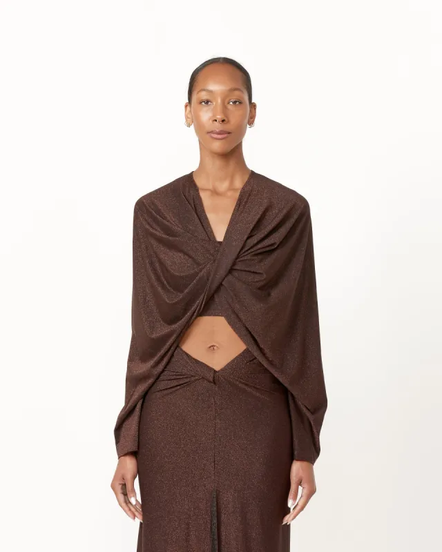 Twist Blouse in Espresso sold by Mohawk General Store