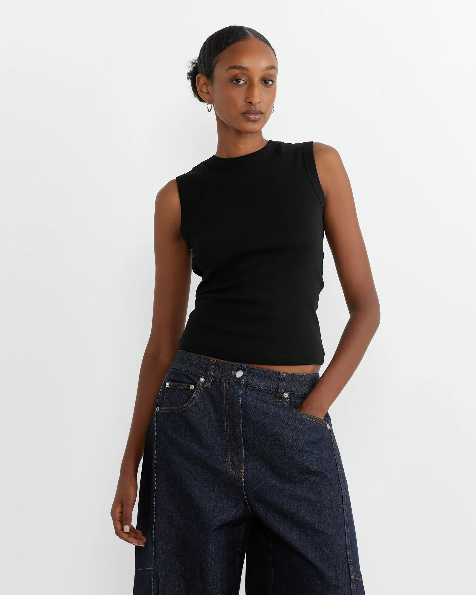 Esme Tank in Black sold by Mohawk General Store