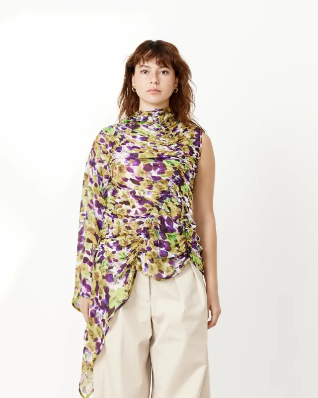 Floral Shirred Shirt made by Dries Van Noten