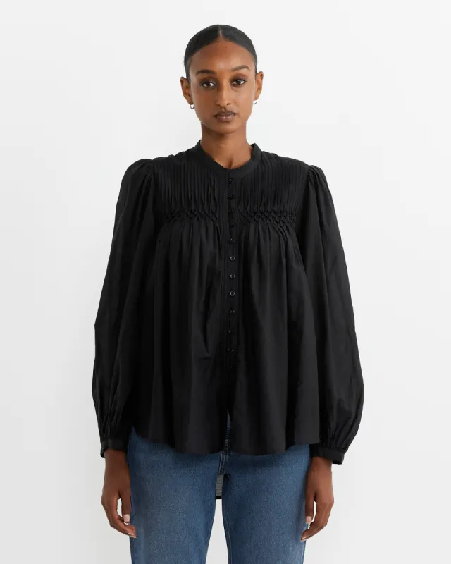 Dorothe Blouse in Black sold by Mohawk General Store