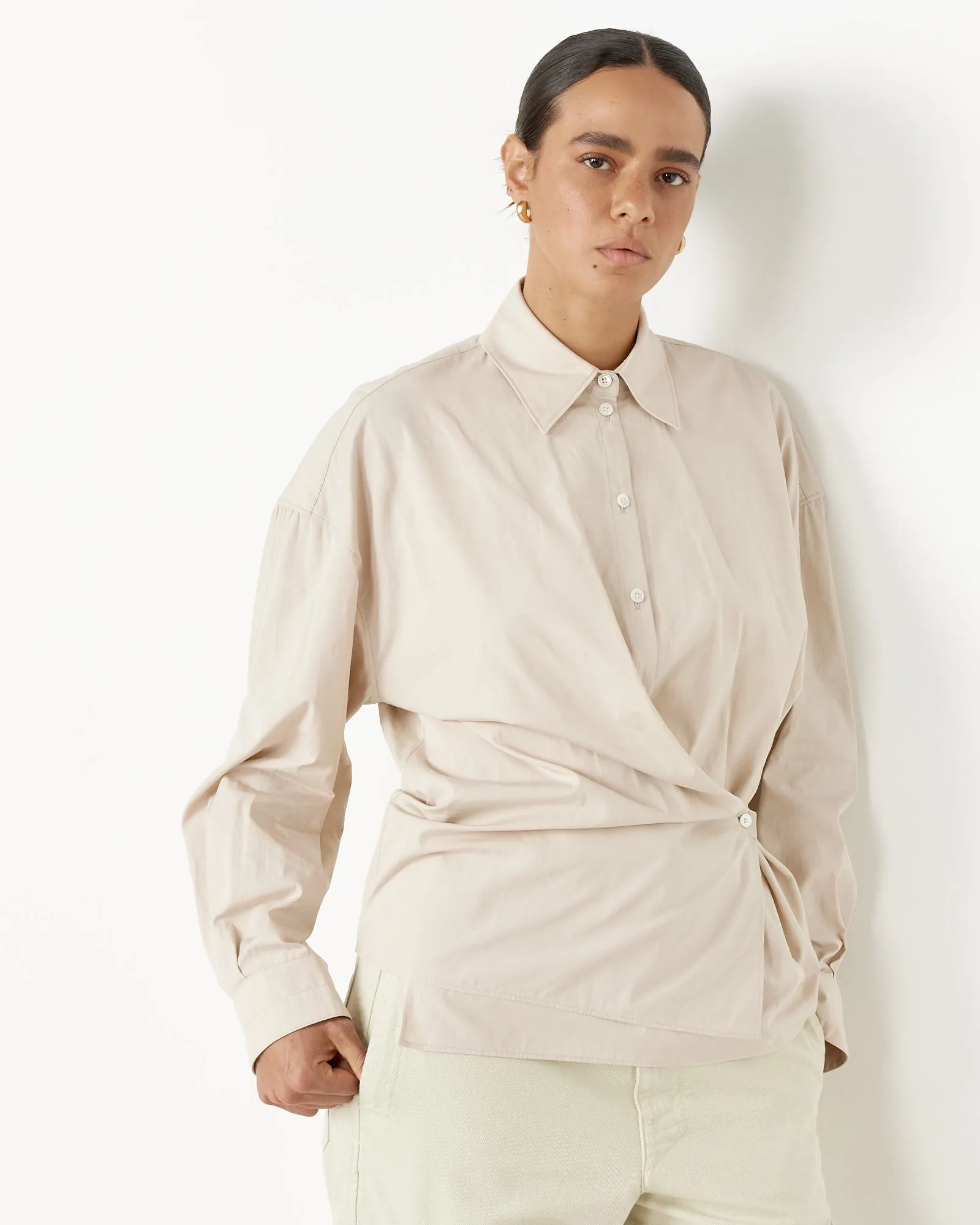 Straight Collar Twisted Shirt sold by Mohawk General Store product image thumbnail 2