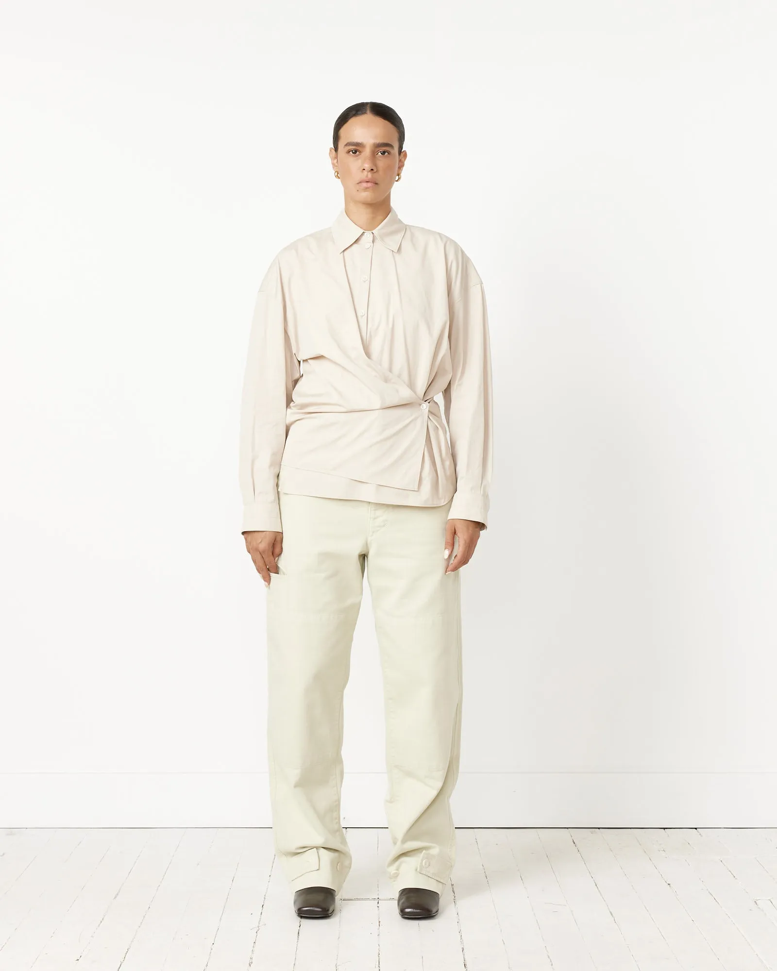 Straight Collar Twisted Shirt sold by Mohawk General Store product image thumbnail 4