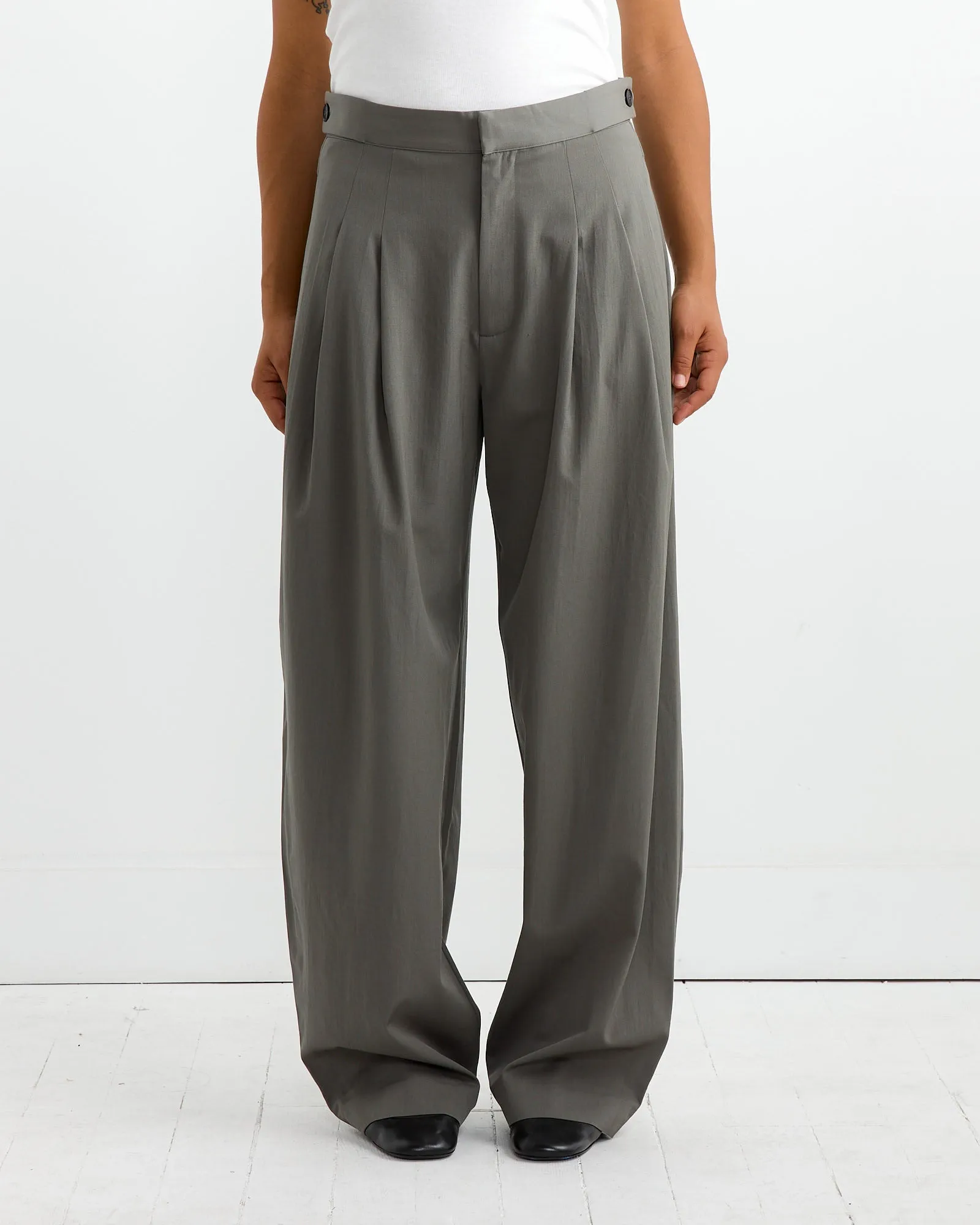 Adjustable Pant in Smokey Olive sold by Mohawk General Store