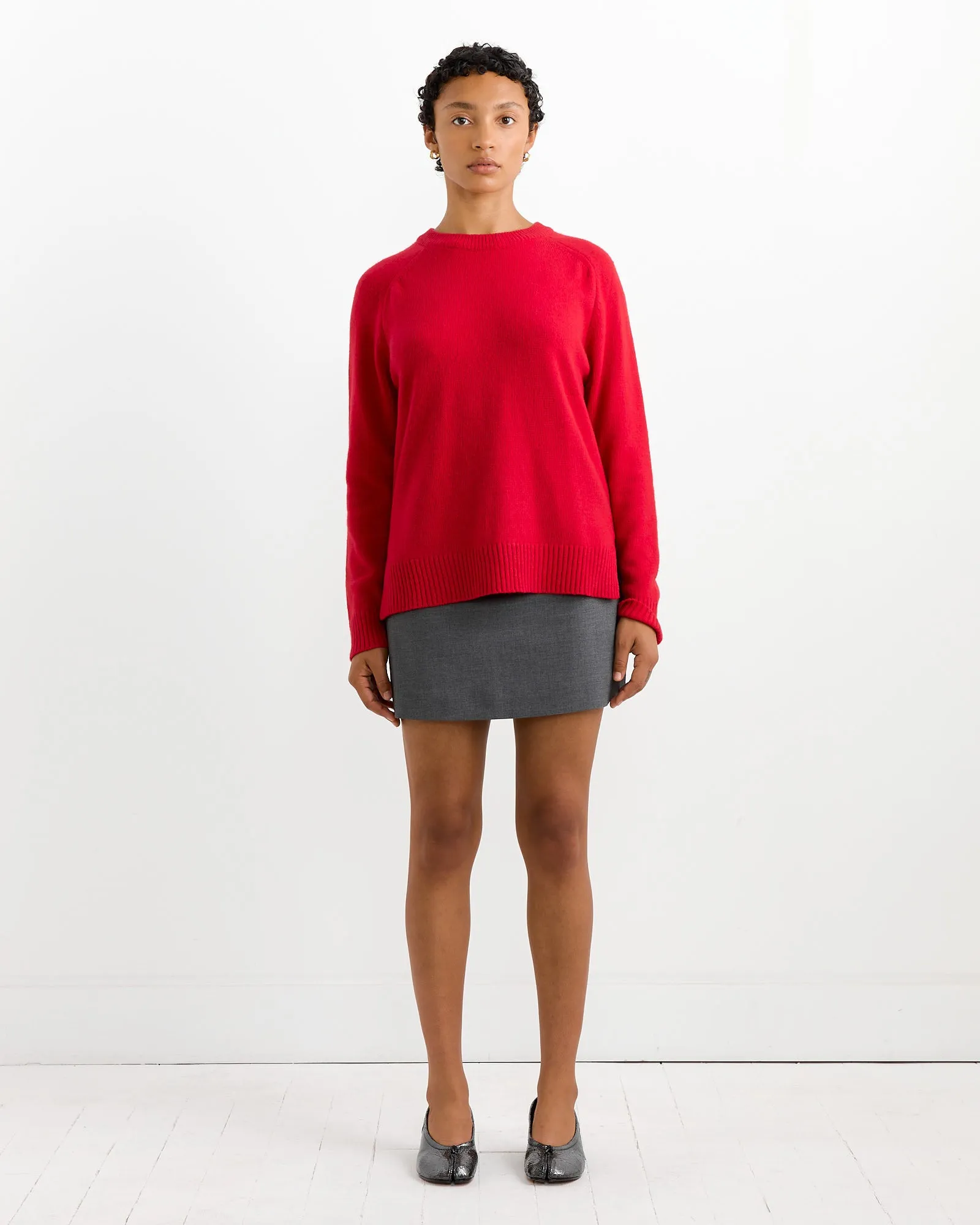 Cashmere Blend Crewneck Red sold by Mohawk General Store product image thumbnail 2
