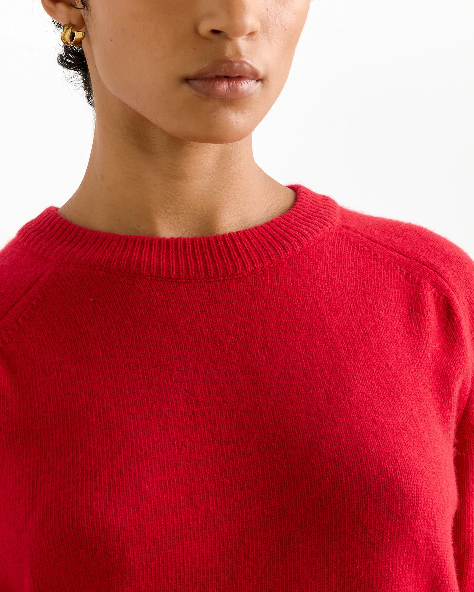 Cashmere Blend Crewneck Red sold by Mohawk General Store product image thumbnail 5