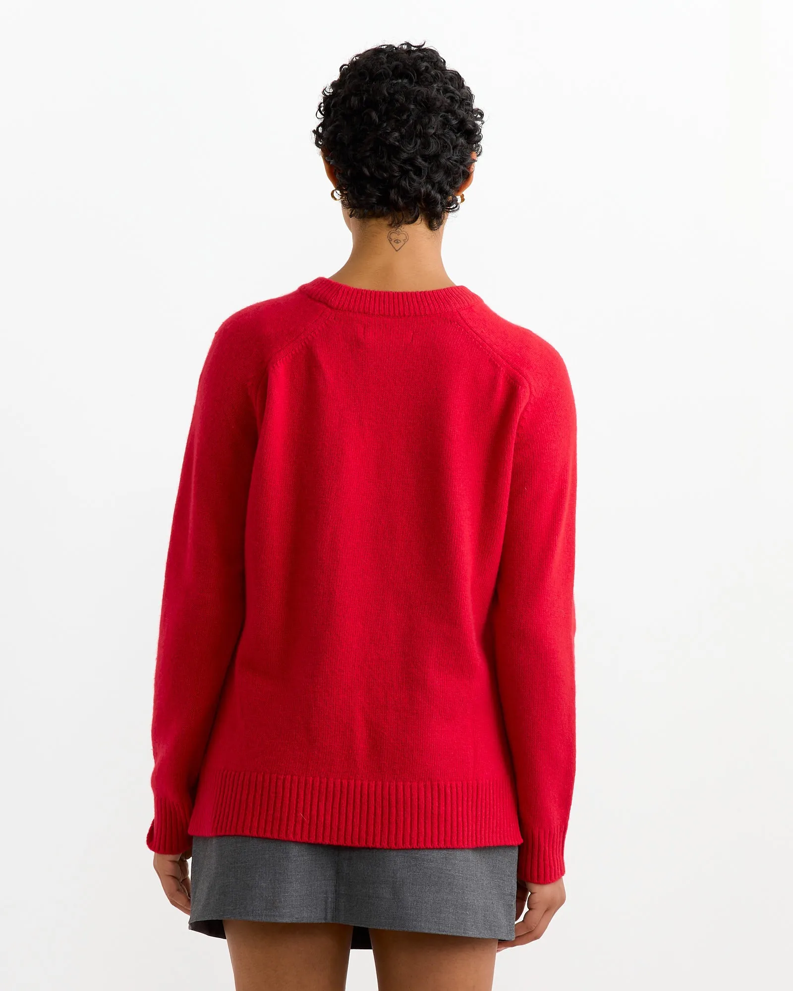 Cashmere Blend Crewneck Red sold by Mohawk General Store product image thumbnail 3