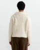 Spread Collar Boucle Cardigan in Cream sold by Mohawk General Store