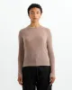 Wool Tencel Crewneck Top in Light Heather Brown sold by Mohawk General Store