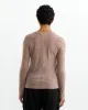 Wool Tencel Crewneck Top in Light Heather Brown sold by Mohawk General Store
