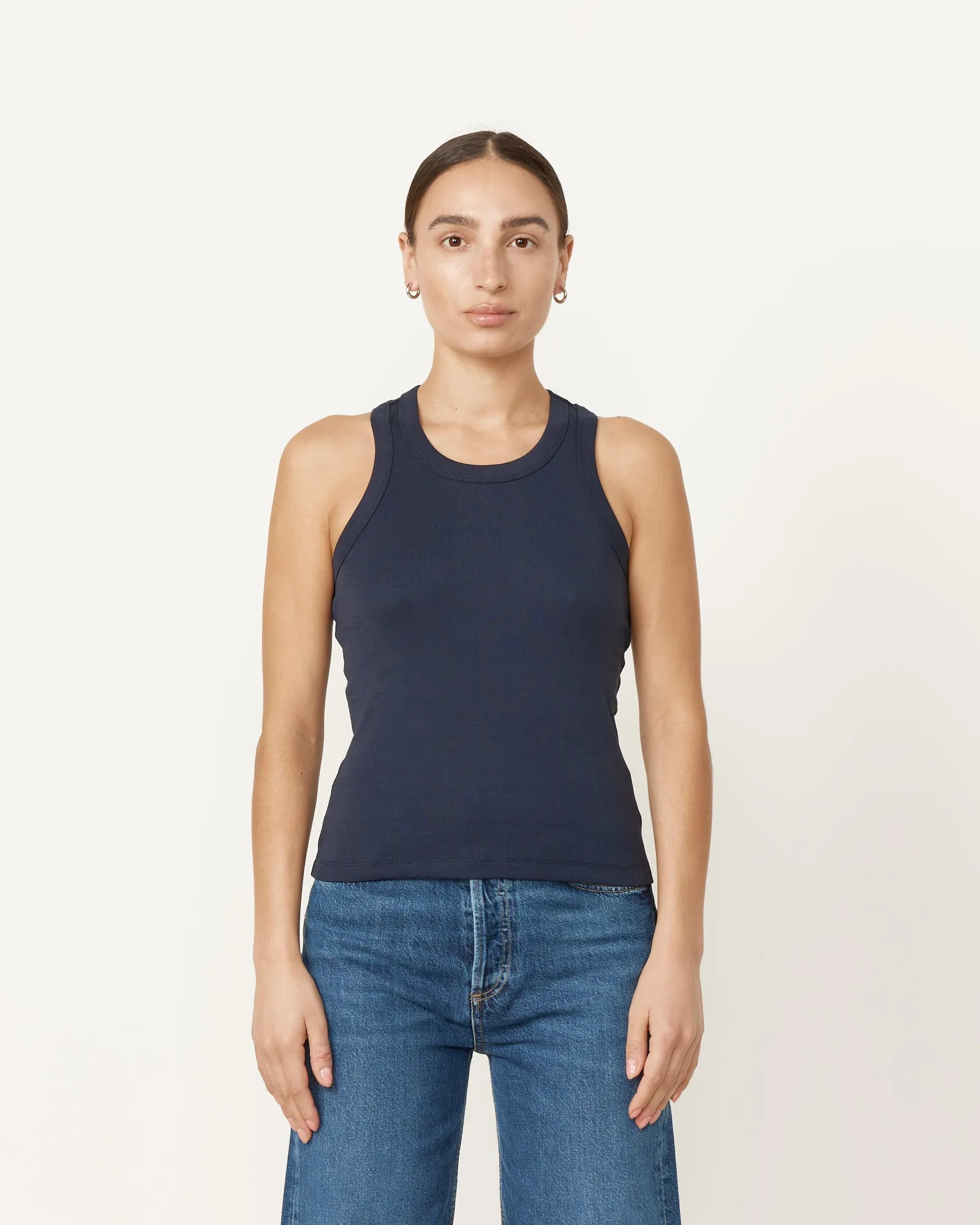 Hannah Tank in Navy sold by Mohawk General Store