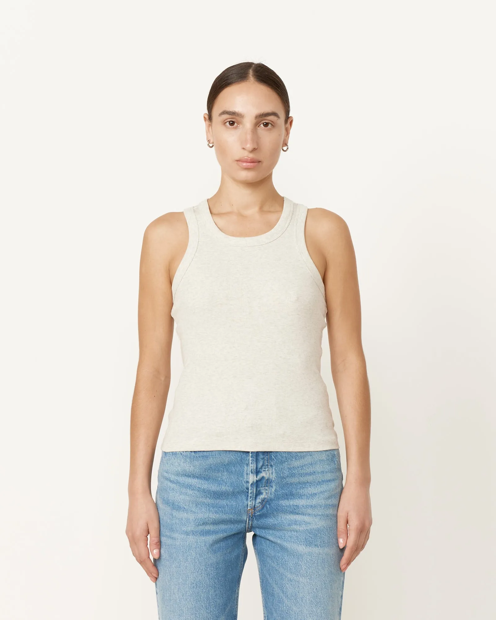 Hannah Tank in Heather Grey sold by Mohawk General Store