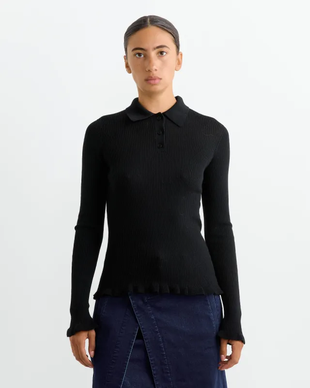 Oda Top in Black made by Cecilie Bahnsen