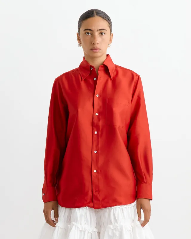 Franco Shirt in Red sold by Mohawk General Store