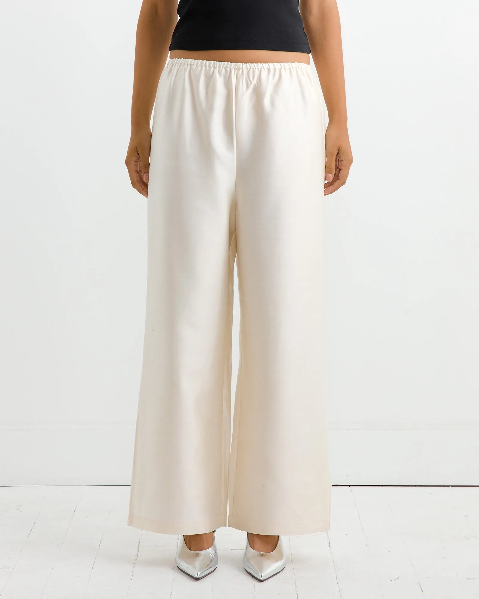 Pia Trouser in Ivory sold by Mohawk General Store