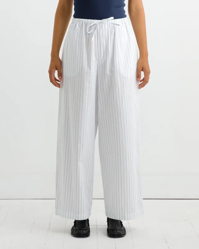 Kolla Pant in White Blue Stripe sold by Mohawk General Store