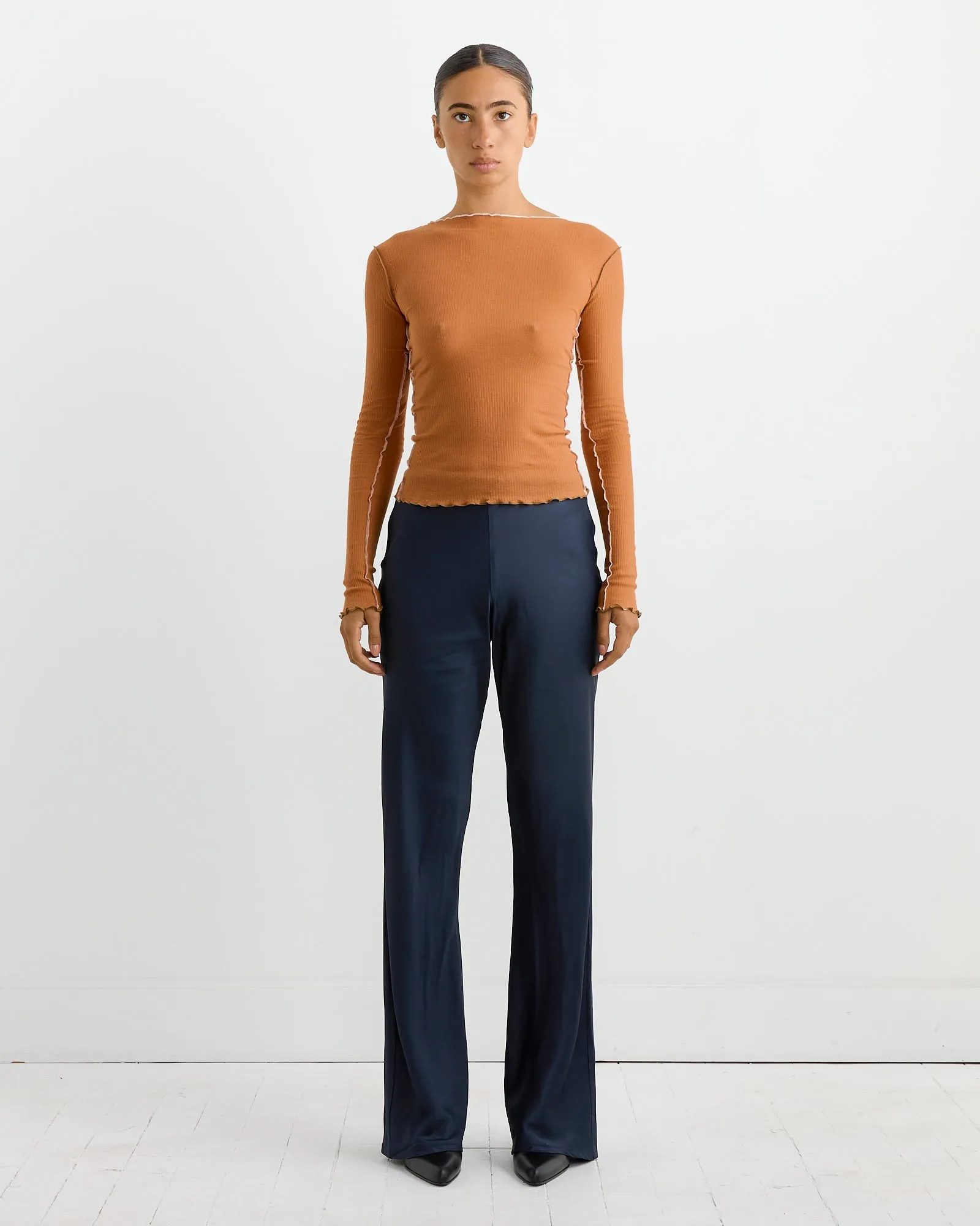 Vein Top in Dre Orange sold by Mohawk General Store product image thumbnail 2