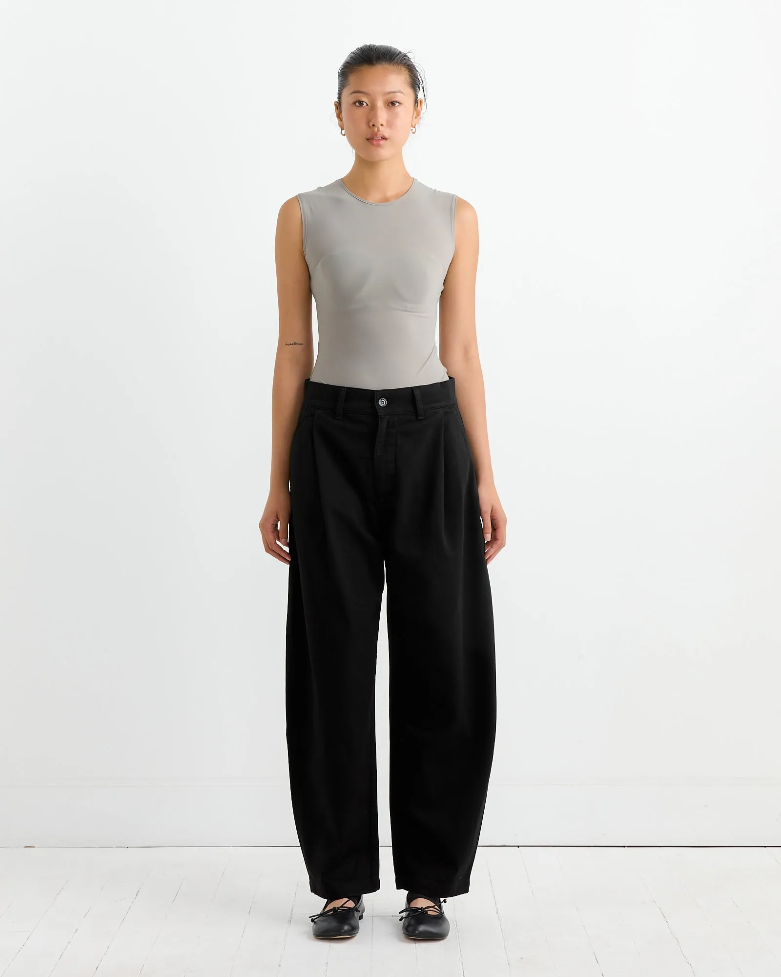 Aura Sleeveless Bodysuit in Aluminum sold by Mohawk General Store product image thumbnail 2