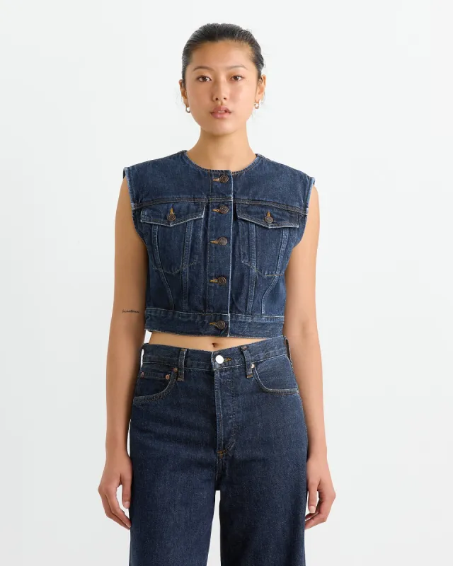 Leo Vest in Polished sold by Mohawk General Store