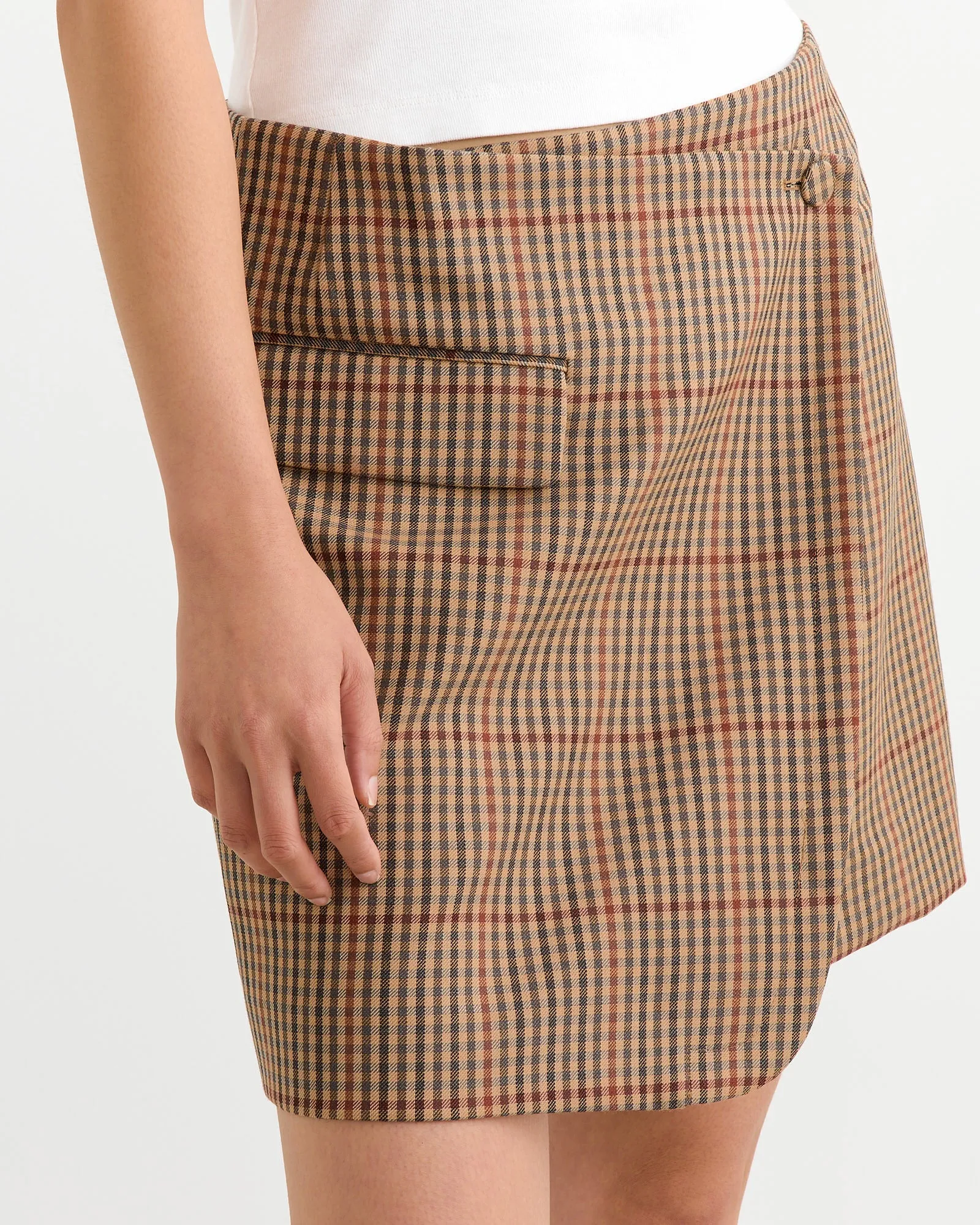 Wool Wrap Skirt in Rust sold by Mohawk General Store product image thumbnail 4