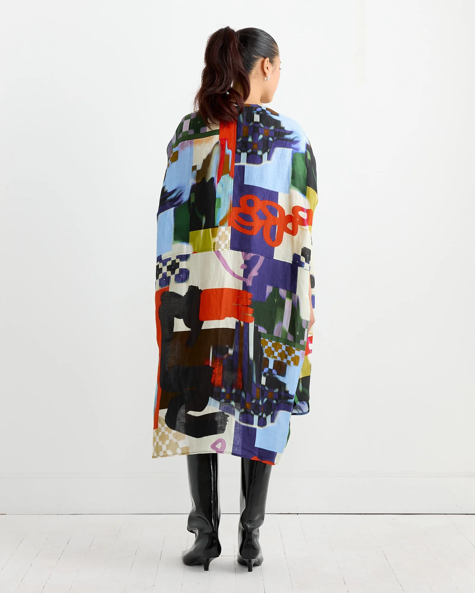 Renew Silk Dress in Playground Collage sold by Mohawk General Store product image thumbnail 5