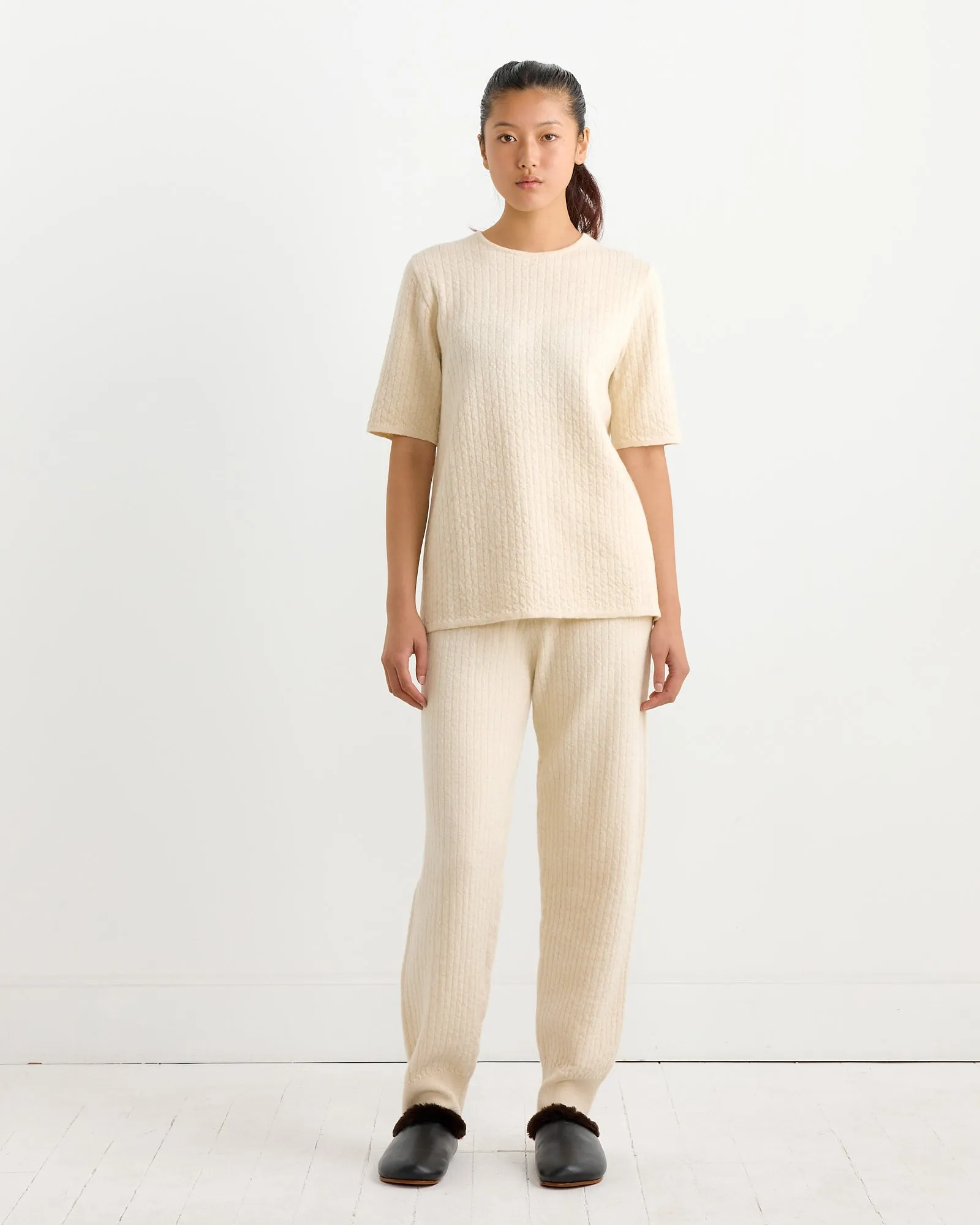 Line Quilt Pant in Raw White sold by Mohawk General Store product image thumbnail 2