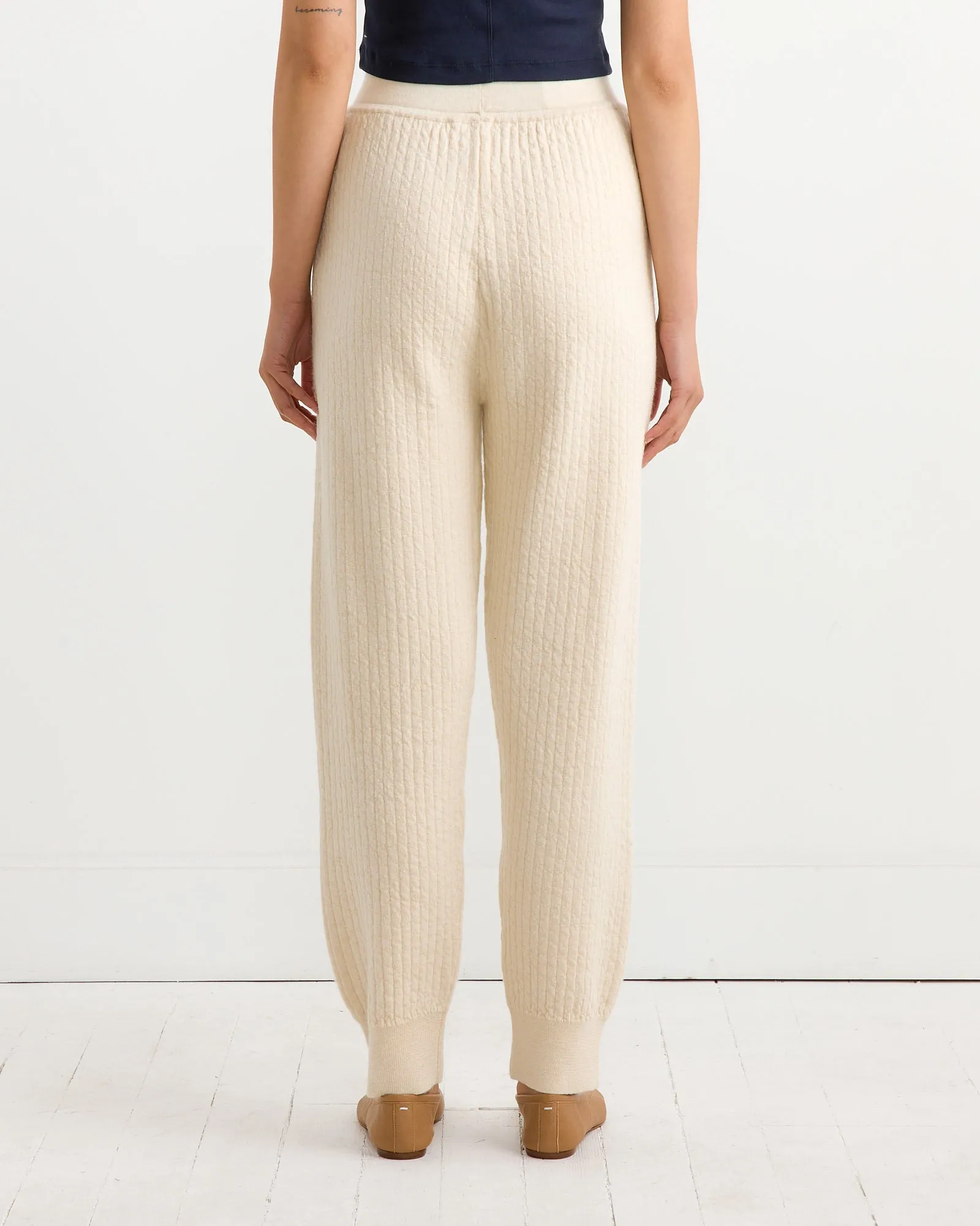 Line Quilt Pant in Raw White sold by Mohawk General Store product image thumbnail 4