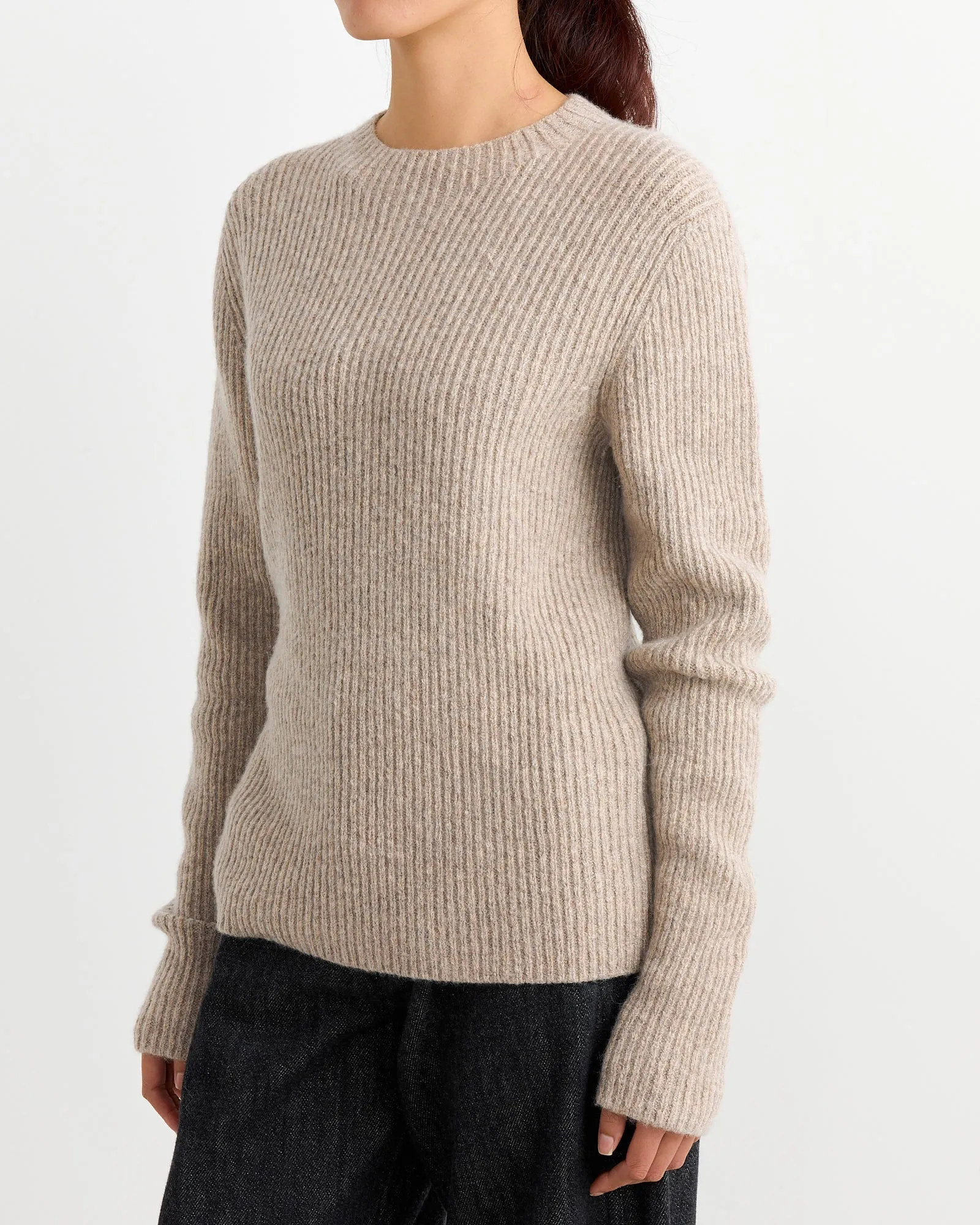 Soft Rib Crewneck in Dust sold by Mohawk General Store product image thumbnail 4