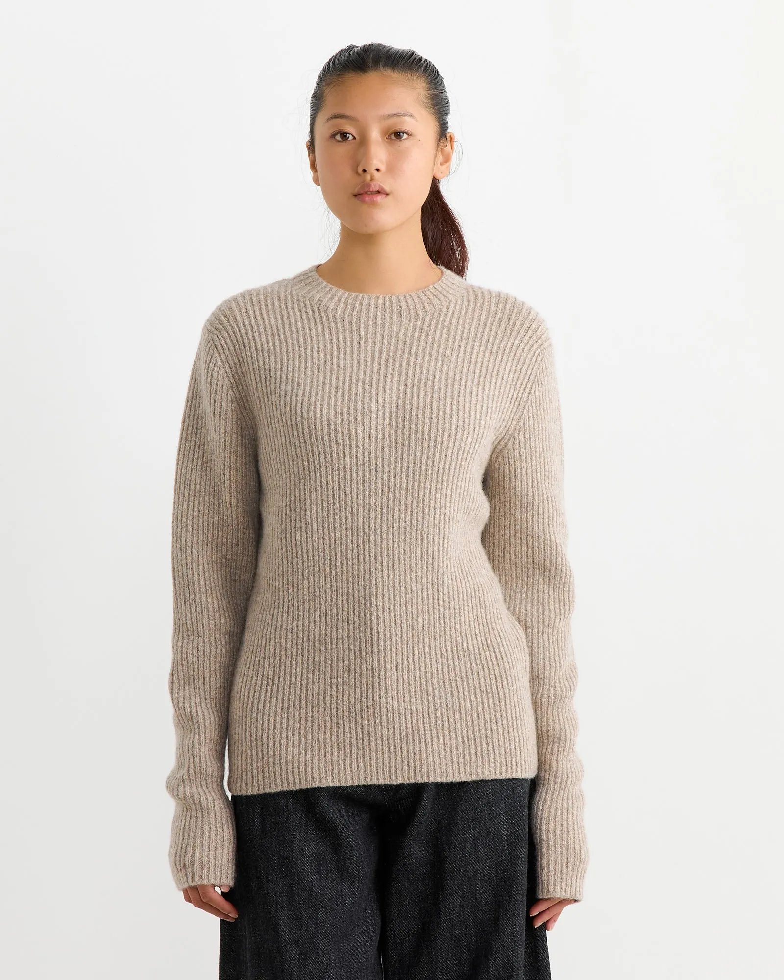Soft Rib Crewneck in Dust sold by Mohawk General Store
