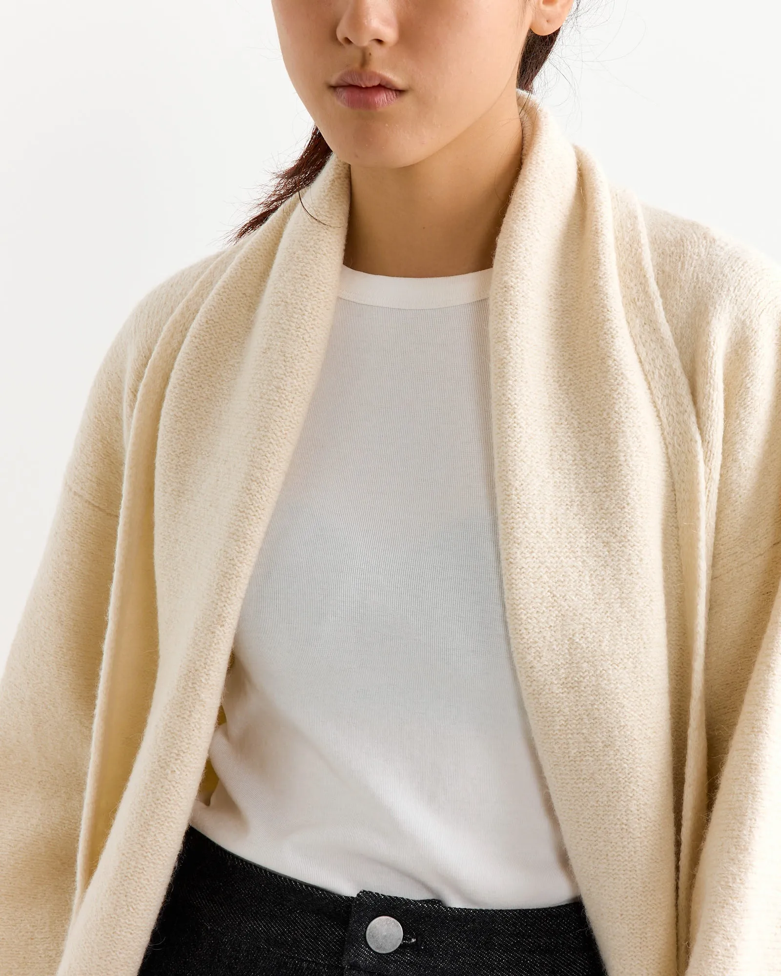 Taper Coat in Raw White sold by Mohawk General Store product image thumbnail 3