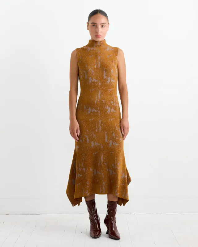 Pauliina Dress in Old Gold sold by Mohawk General Store